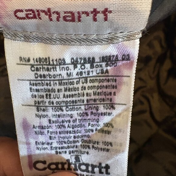 Vintage Youth Large Chocolate Brown Carhartt Jacket - Picture 7 of 10